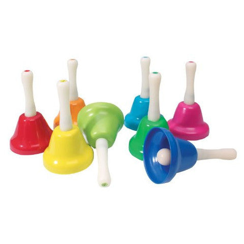 Rainbow Music Hand Bells (set of 8)