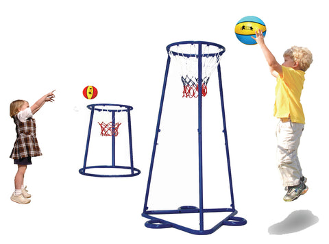Twin Basketball Hoop & Trainer Stand